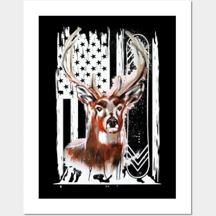 American Deer Hunter Posters and Art